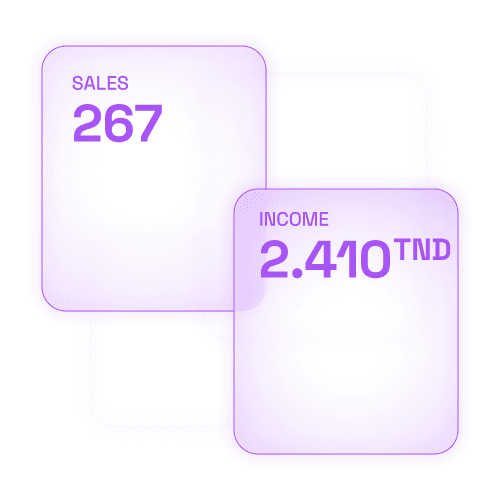 Ventes et revenus - Tunis Events feature